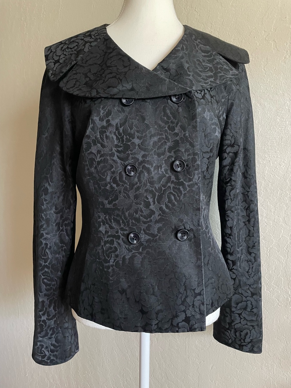 Silk black jacket